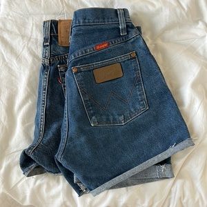 Wrangler cutoff shorts